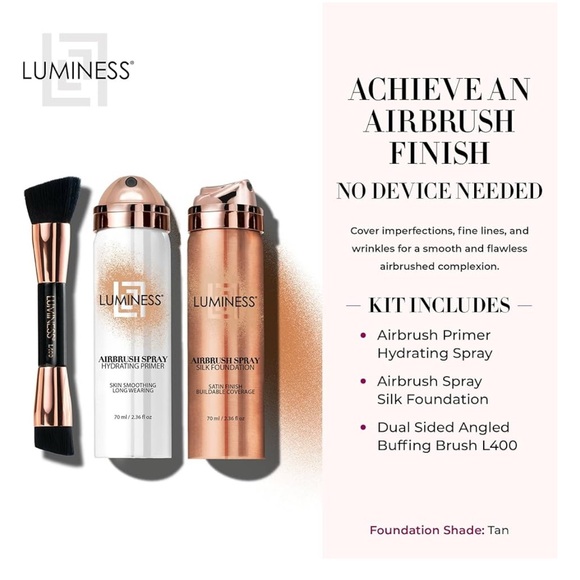 Luminess Airbrush Spray Foundation Set - Bronze and White - Picture 5 of 6